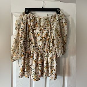 XL-off the shoulder top.